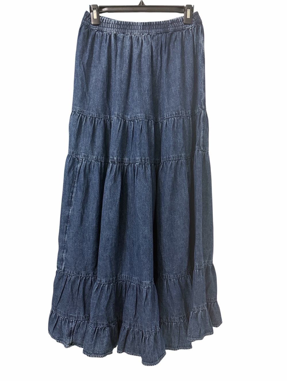 American Eagle outfitters Pull on Denim High waisted Chambray Maxi Skirt(Sz XS) - Picture 6 of 10